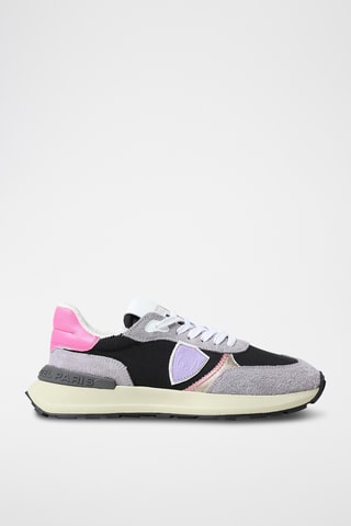 Baskets en nubuck - Lilas