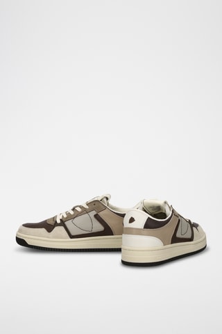 Baskets en cuir - Marron