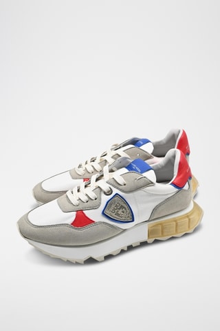 Baskets plateformes en cuir - Blanc