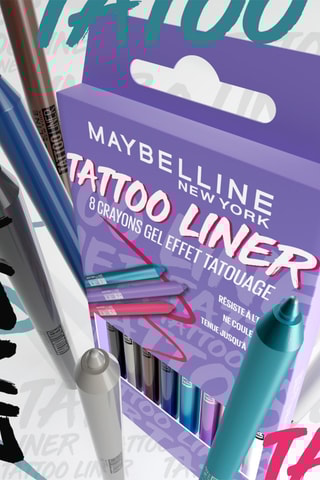 8 lápices de gel efecto tatuaje - 8 x 1,3 g