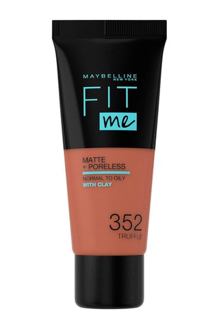 Base de maquillaje líquida Fit Me Matte Poreless - N.° 352 Truffle Cacao - 30 ml