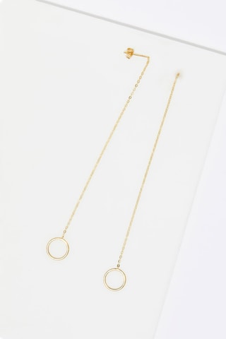 Oorbellen Cercles Imaginaires- Geelgoud