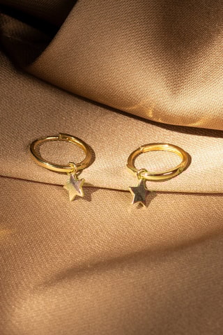 Oorbellen Isis 
Geelgoud