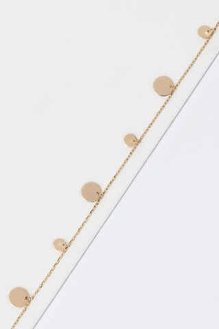 Armband Medaillon 
Geelgoud