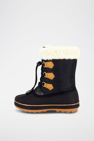 Gevoerde Snowboots Kinos - Zwart