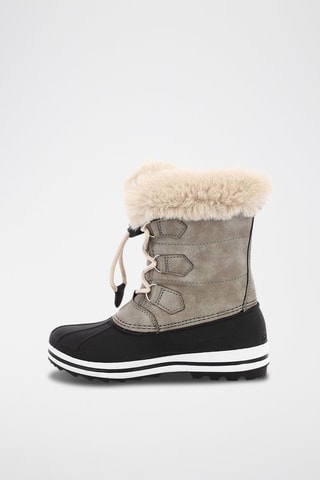 Snowboots Elisa Grijs en Zwart