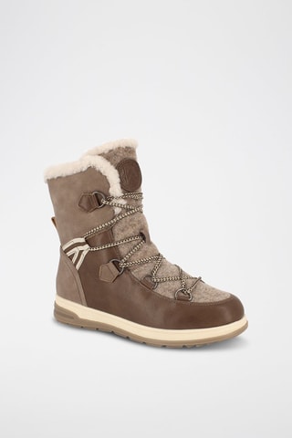 Gevoerde Snowboots Abigail Taupe