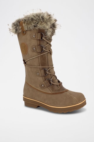 Gevoerde Snowboots Manon Zandkleurig