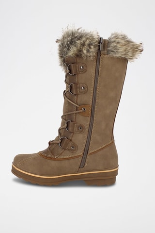 Gevoerde Snowboots Manon Zandkleurig