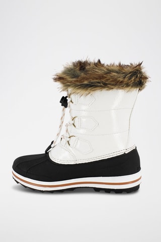 Gevoerde Snowboots Diana - Wit en Zwart