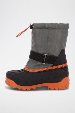 Gevoerde Snowboots Logan - Donkergrijs en Zwart