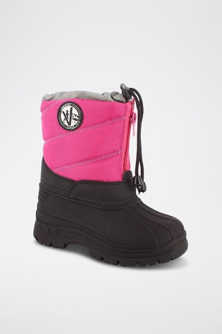 Snowboots Iglou Zwart en Roze