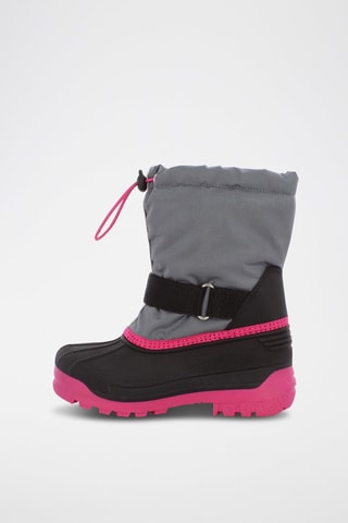 Gevoerde Snowboots Logan - Zwart en Grijs