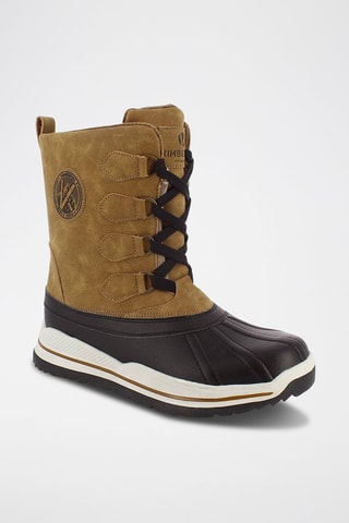 Snowboots Noham Camel en Zwart