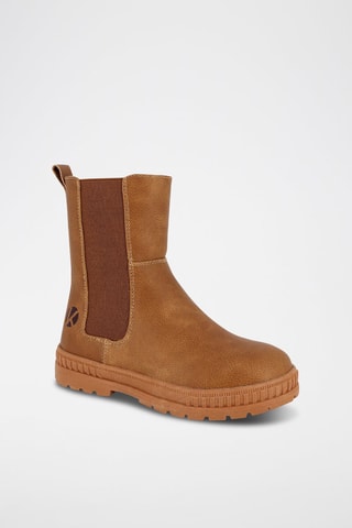 Gevoerde Enkellaarzen Billie - Camel