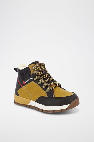 Hoge Gevoerde Sneakers Diego - Zwart