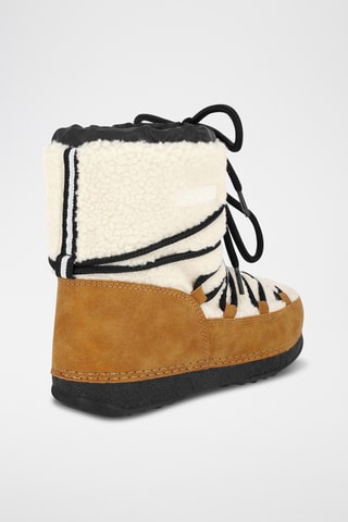 Gevoerde Enkellaarzen Mayla - Camel