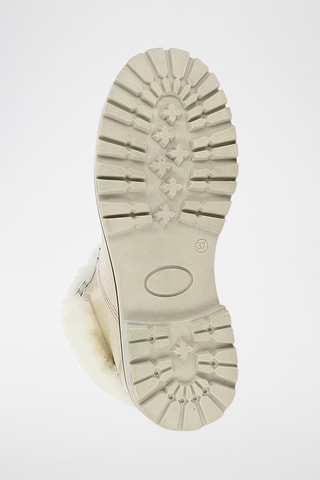 Gevoerde Enkellaarzen Uska - Crèmekleurig