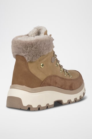 Gevoerde Enkellaarzen Celina - Honingkleurig