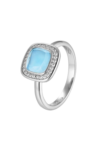 Ring   Zilver en Topaas