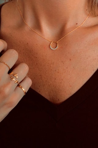 Ring - Zilver Doublé Geelgoud