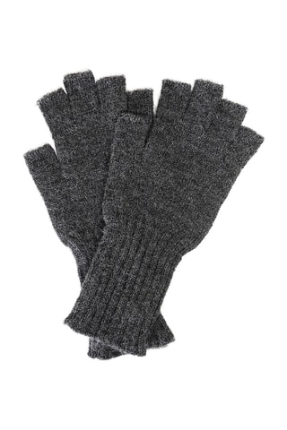 Vingerloze Handschoenen Blauw - Donkergrijs