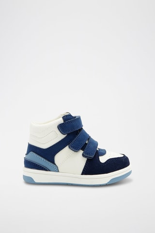 Zapatillas altas - Azul y blanco - Obaïbi