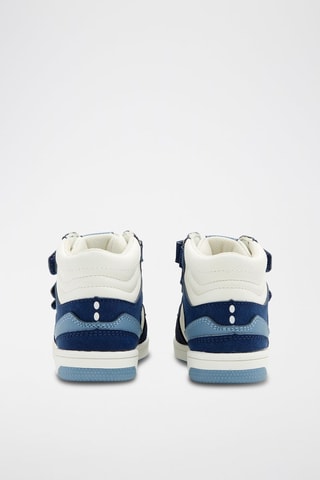 Zapatillas altas - Azul y blanco - Obaïbi