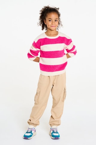 Jersey - Rosa y blanco - Okaïdi