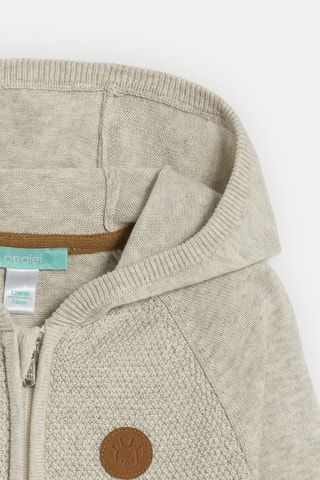 Jersey con capucha - Gris jaspeado - Obaibi