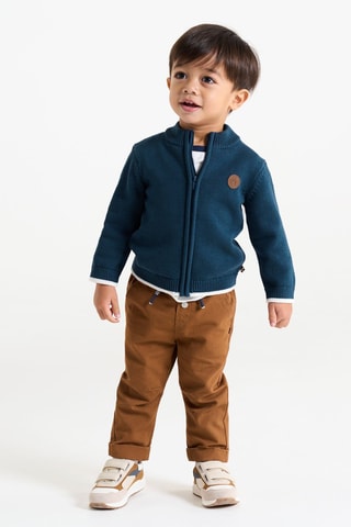 Cárdigan - Azul petróleo - Obaïbi