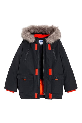 Parka con capucha - Gris oscuro - Okaïdi