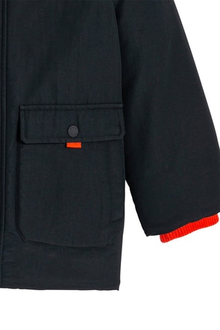 Parka con capucha - Gris oscuro - Okaïdi