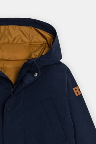 Parka 2 en 1 - Azul marino y camel - Okaïdi