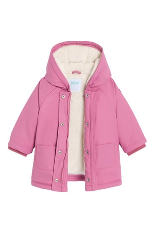 Parka con capucha - Rosa viejo - Obaïbi