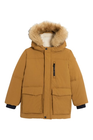 Parka con capucha - Marrón - Okaïdi