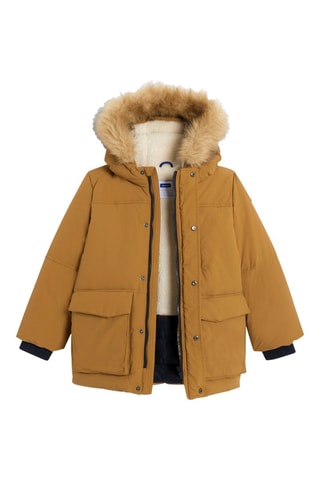 Parka con capucha - Marrón - Okaïdi