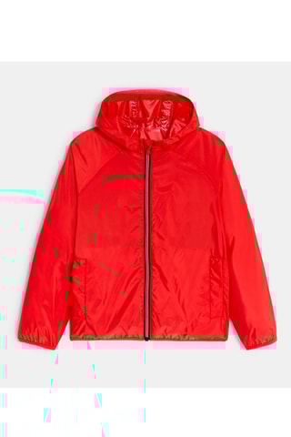 Cortavientos con capucha - Rojo - Okaïdi