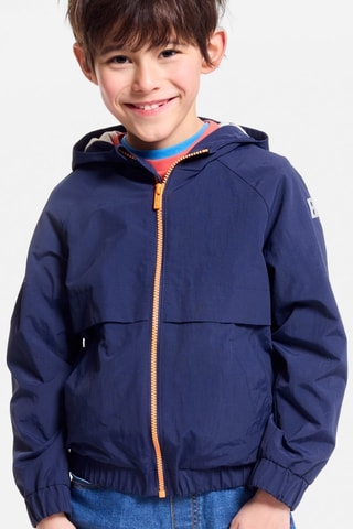 Cortavientos con capucha - Azul marino - Okaïdi