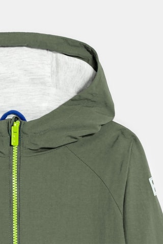 Cortavientos con capucha - Caqui - Okaïdi