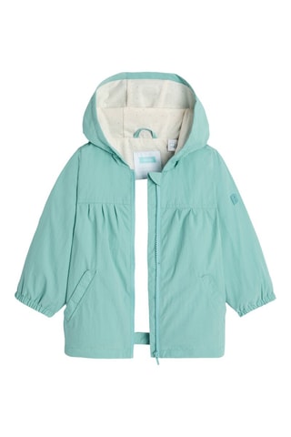 Cortavientos con capucha - Verde agua - Obaïbi