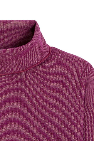 Jersey fino - Violeta jaspeado - Okaïdi