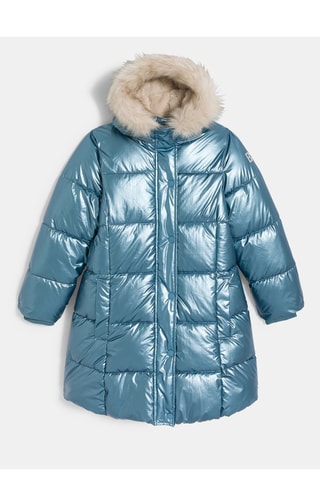 Anorak con capucha - Celeste - Okaïdi