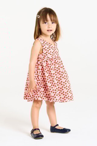 Body vestido - Coral - Obaibi