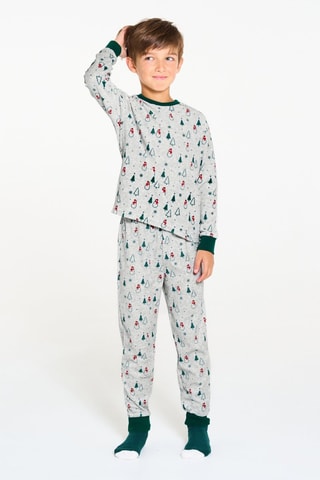 Pijama - Gris jaspeado - Okaïdi