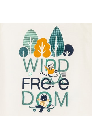 Camiseta con capucha - Blanco - Obaibi