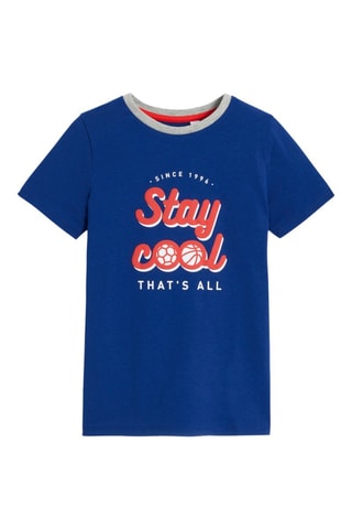 Camiseta - Azul rey ­- Okaïdi