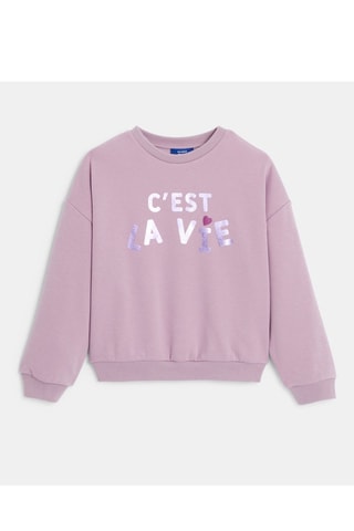 Sudadera - Violeta - Okaïdi