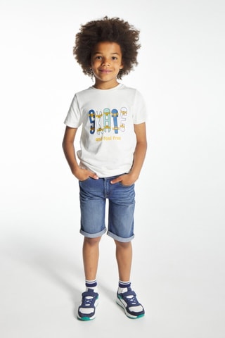 Short vaquero - Azul cobalto - Okaidi