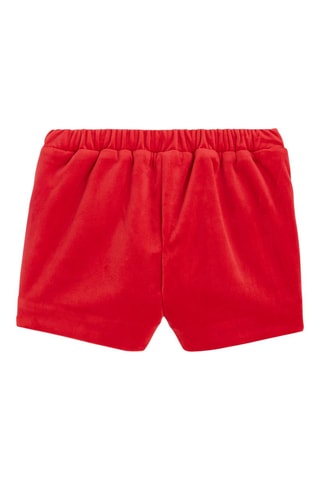 Short de pana - Rojo